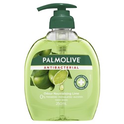Palmolive Antibacterial Hand Wash - Lime - 250ml Pump, 6-Pack