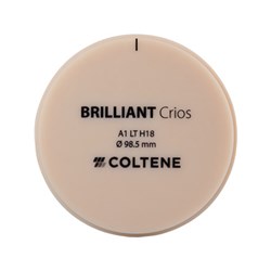 Coltene BRILLIANT Crios Disc - Shade A1 - Low Translucent - Size H18 - 18 x 98.5mm