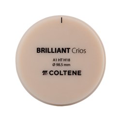 Coltene BRILLIANT Crios Disc - Shade A1 - High Translucent - Size H18 - 18 x 98.5mm
