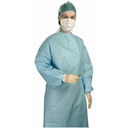 Sterile Gown HENRY SCHEIN Surgical Blue XL pack 25