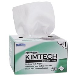 KIMTECH Kimwipes 21 x 11cm Box of 280 Sheets Carton of 30