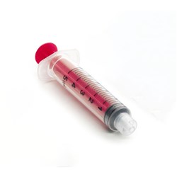 60019321 CANALPRO Color Syringes 5ml Red luer lock pk of 50