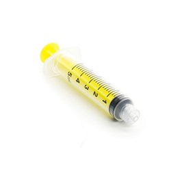 60019323 CANALPRO Color Syringes 5ml Yellow luer lock pk of 50