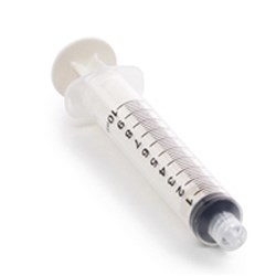 60019324 CANALPRO Color Syringes 5ml White luer lock pk of 50
