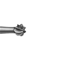 Komet Steel Bur - 1-035 - Round - Straight (HP), 6-Pack