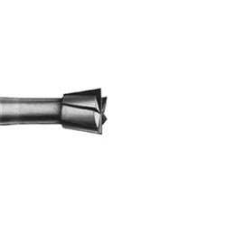 Komet Steel Bur - 2-018 - Inverted Cone - Straight (HP), 6-Pack