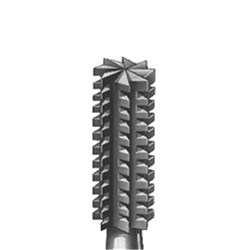 Komet Steel Bur - 36-010 - Cylinder - Straight (HP), 6-pack
