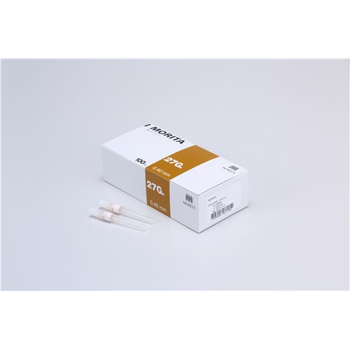 M-NEEDLE27L MORITA Dental Needle 27G Long 41mm Box of 100