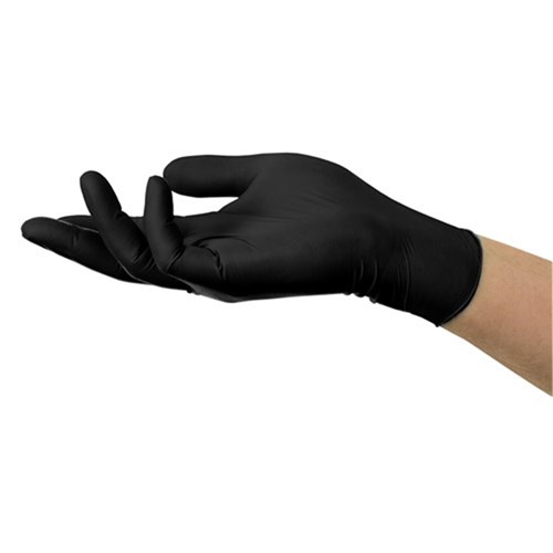 Ansell Gloves - Microflex MidKnight Touch - Black - Nitrile - Non Sterile - Powder Free - XXL, 90-Pack
