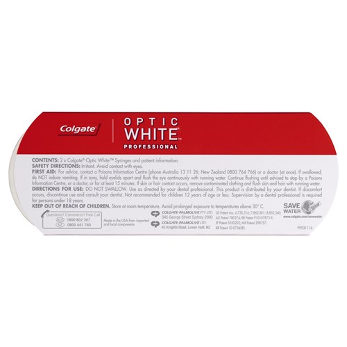 Colgate Optic White 9% HP Professional Touch Up Kit open