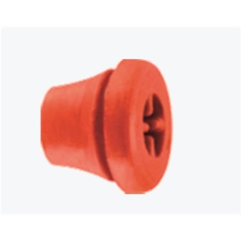 Komet Silicone Plug for Bur Blocks - 9891-2 - Red, 8-Pack