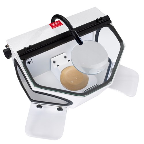 Magnifier with Holder for Grinding Box- Extractor Clamp